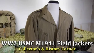 World War 2: USMC M1941 Field Jackets | Collector's & History Corner