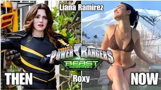 Power Rangers Beast morphers Cast then and now...