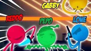 LA SFIDA DEI SERPENTI DI GABBY NELLA LAVA!! - Stick Fight con Gabby, Pepo e Lone