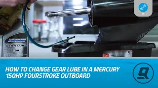How to Change Gear Lube in a Mercury 150hp FourStroke Outboard