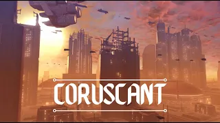 Star Wars Ambience - Coruscant Skyline (ambient city sounds, speeders, no music)