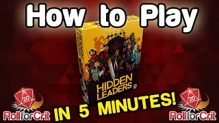 How to Play Hidden Leaders