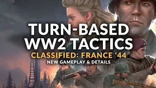 CLASSIFIED: FRANCE 44 | NEW World War 2 Turn-Based Tactics Game (Gameplay & Details)