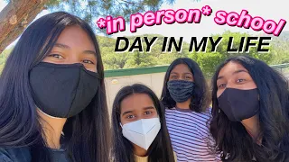 in person school vlog/ in person school day in my life! (grwm + vlog) 2021