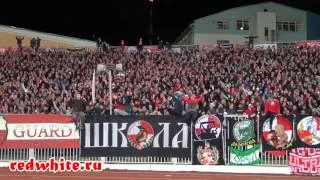 Шинник vs Спартак 0:1, 30.10.2013, Фаер шоу фанатов Спартака