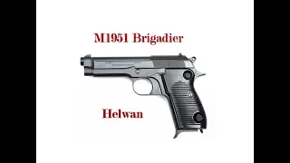 Beretta M1951"Brigadier" - Egyptian made Helwan - Disassembly