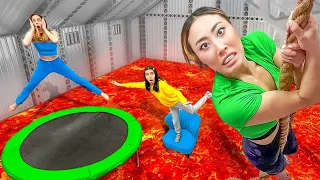 Extreme Floor is Lava Challenge!!