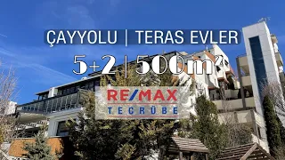 Çayyolu TERAS EVLER'de 5+2 Lüks Villa | RemaxTECRÜBE