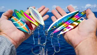 Deep Sea Fish Can't Resist these Colorful Metal Jigs!