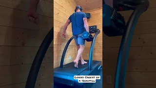 Dumbbell Farmer Walks on a Treadmill #shorts #fitness
