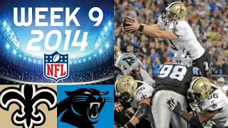 Saints vs. Panthers | NFL 2014 Week 9 Highlights