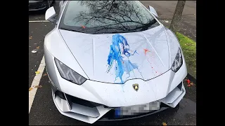 TAGSÜBER MIT STURMMASKE!! UNGLAUBLICH!! FARBANGRIFF auf mein LAMBORGHINI // JAY REAGIERT AUF ICRIMAX