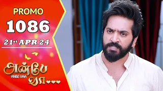 ANBE VAA | Episode 1086 Promo | அன்பே வா | Virat | Shree Gopika | Saregama TV Shows Tamil