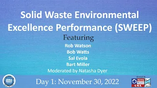 09 - Track C - NZWC 2022 - November 30 - Day 1 - Solid Waste Env Excellence Performance - SWEEP