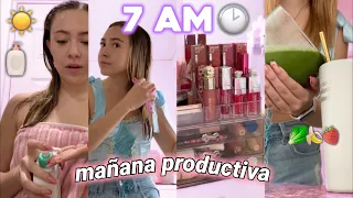 7:00 am ♡ día en mi vida👚🧃- Evelyn Rangel