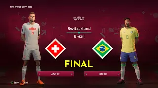 FIFA 23 - Switzerland vs Brazil | FIFA World Cup Final Full Match 2022 | PS5™