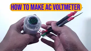 How to make a Ac Mini Voltage Meter With Digital Display //@Do you know electronics ?