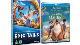 Unboxing Epic Tails UK DVD and The Amazing Maurice UK Blu-Ray