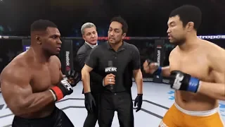 🥊Mike Tyson vs. Kazushi Sakuraba (EA Sports UFC 2) - CPU vs. CPU - Crazy UFC 👊🤪