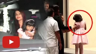 Aaradhya Bachchan Hugging Her Friend, Aishwarya Rai Ignores Media