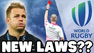 Rugby’s law changes! 20 minute red cards….?