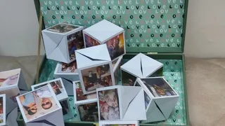 Pop up cubes in a box tutorial/ Simple method/ Valentine's Special/surprise cubes/jumping cubes #diy