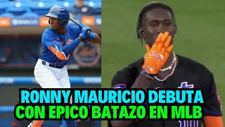 Asi Fue El Primer Hit De Ronny Mauricio En Grandes Ligas Con Los Mets