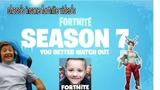 season 7 is finally here!!! playing with chase's insane fortnite videos!!