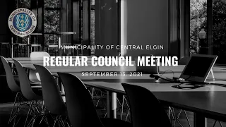 September 13, 2021 Regular Meeting of Council