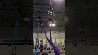 double princess drop aerial silks