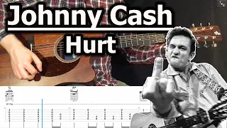 Johnny Cash - Hurt | Guitar Tabs Tutorial