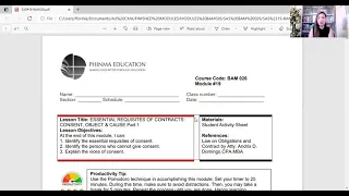 MODULE 19: ESSENTIAL REQUISITES OF CONTRACTS: Consent, Object and Cause (Part I)