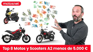 🫰🏻 Top 8 motos y Scooters A2 por menos de 5.000€ / Reportaje / motos.net