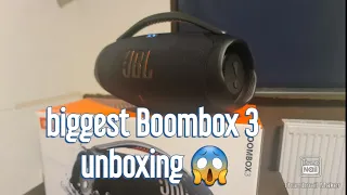 JBL BOOMBOX 3 Unboxing + bass + sound + hz + range test