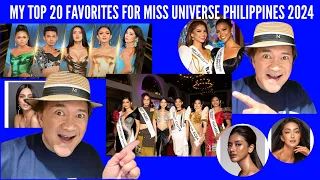 My Top 20 Favorites for Miss Universe Philippines 2024