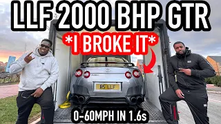 LIVING LIFE FASTS *2000 BHP* NISSAN GTR! *I BROKE IT*