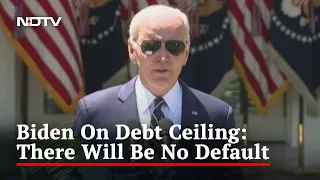 "There Will Be No Default": Joe Biden On US Debt Crisis