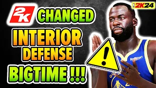 *MUST WATCH: INTERIOR DEFENSE has changed on NBA 2K24