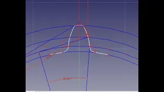 FreeCad Шестерни эвольвента