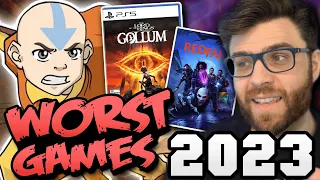 The WORST and Most Disappointing Video Games of 2023