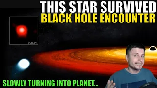 A Star That Survived a Black Hole Encounter Is Turning Into a Planet