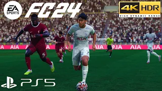 EA FC 24 | Tottenham vs Liverpool | PREMIER LEAGUE PREDICTION | PS5 GAMEPLAY | 4K 60FPS HDR