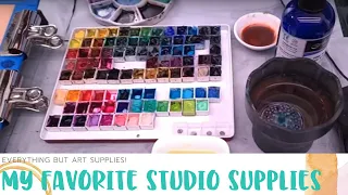 Can't Live Without Them! My Favorite Art Studio Supplies