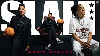 Behind the Scenes with South Carolina Head Coach Dawn Staley at her SLAM 250 Cover Shoot 💍💍💍