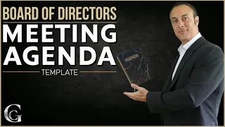 Board Of Directors Meeting Agenda Template