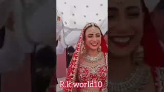 Ushna shah's wedding video / Ushna shah / Wedding / Ushna hamza / R.k world10