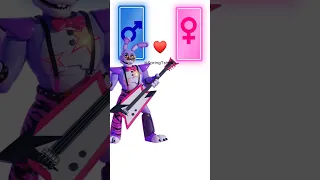 Fnaf || Female x Male - security breach characters 💟💌 || #shorts #fnaf #viral #edit #fnaf9