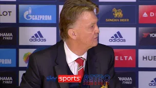 Louis van Gaal clashes with reporter over 'Fergie time' question