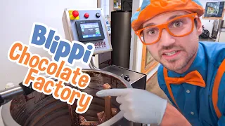 Blippi Visits Chocolate Factory | Explore with BLIPPI!!! | Educational Videos for Toddlers