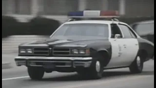 '76 Pontiac LeMans Enforcer Police Car in action
